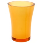 Toothbrush Holder, Gedy AU98-67, Round Toothbrush Holder Made From Thermoplastic Resins in Orange Finish